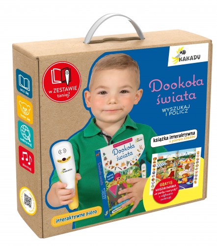 KAKADU_pudełko szare_Dookoła świata visual